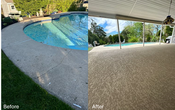 before and after crack repair