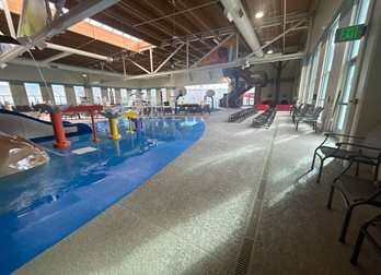 Hershey Lodge Water Works concrete coating