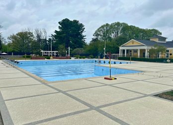 Philadelphia Cricket Club pool deck coating