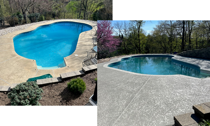 Phoenixville Ugly Pool Deck Resurfacing