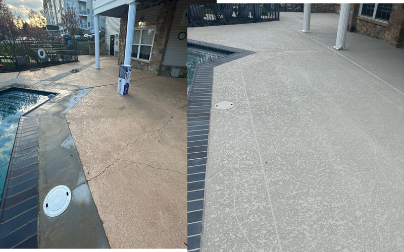 Before And After, Bethlehem Pool Deck
Site
Sundek of Pennsylvania
