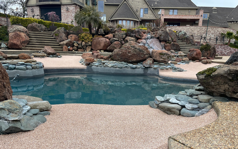 SunPlay safety surfacing pool deck Pennsylvania
