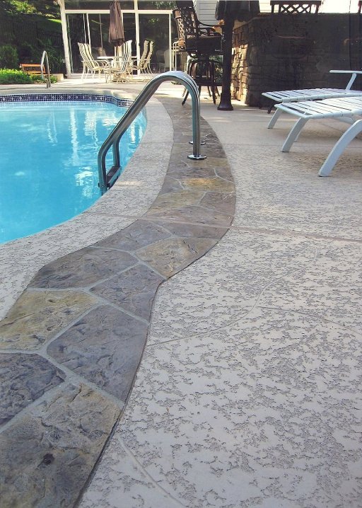 pool deck texture paint